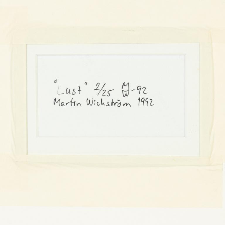 Martin Wickström, photograph signed and numbered 2/25 verso.