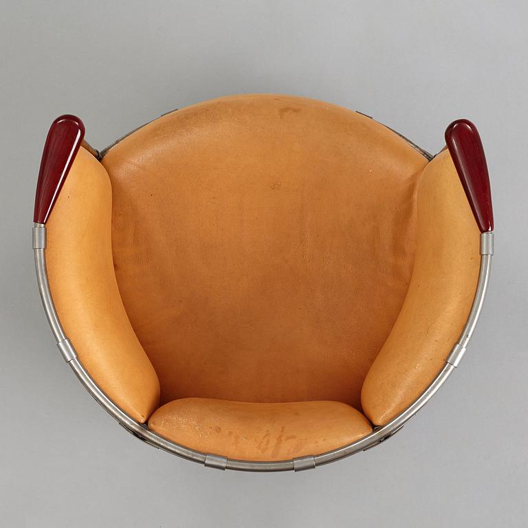 Mats Theselius, an easy chair, "Älgskinnsfåtöljen", Källemo, Sweden post 1991.