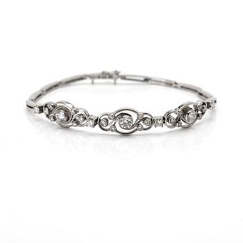 Bracelet, 18K gold and diamonds, CGH, Stockholm, 1961.