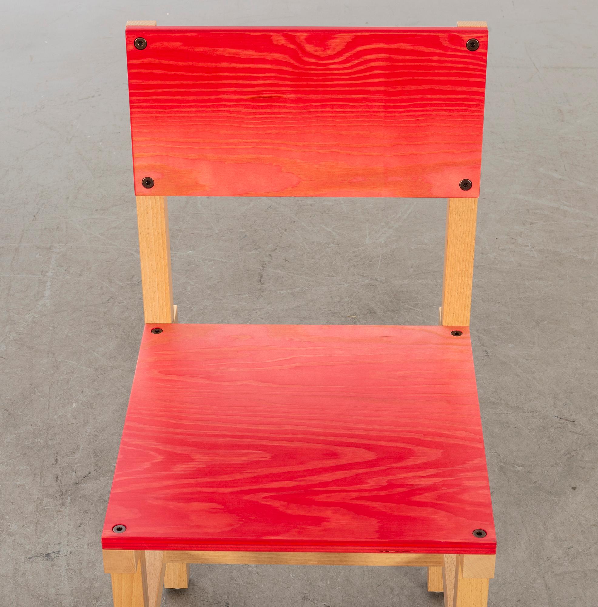 FREDRIK PAULSEN, "Röhsska"Designbaren, chair, Blå Station 2020, Chair 80/102.