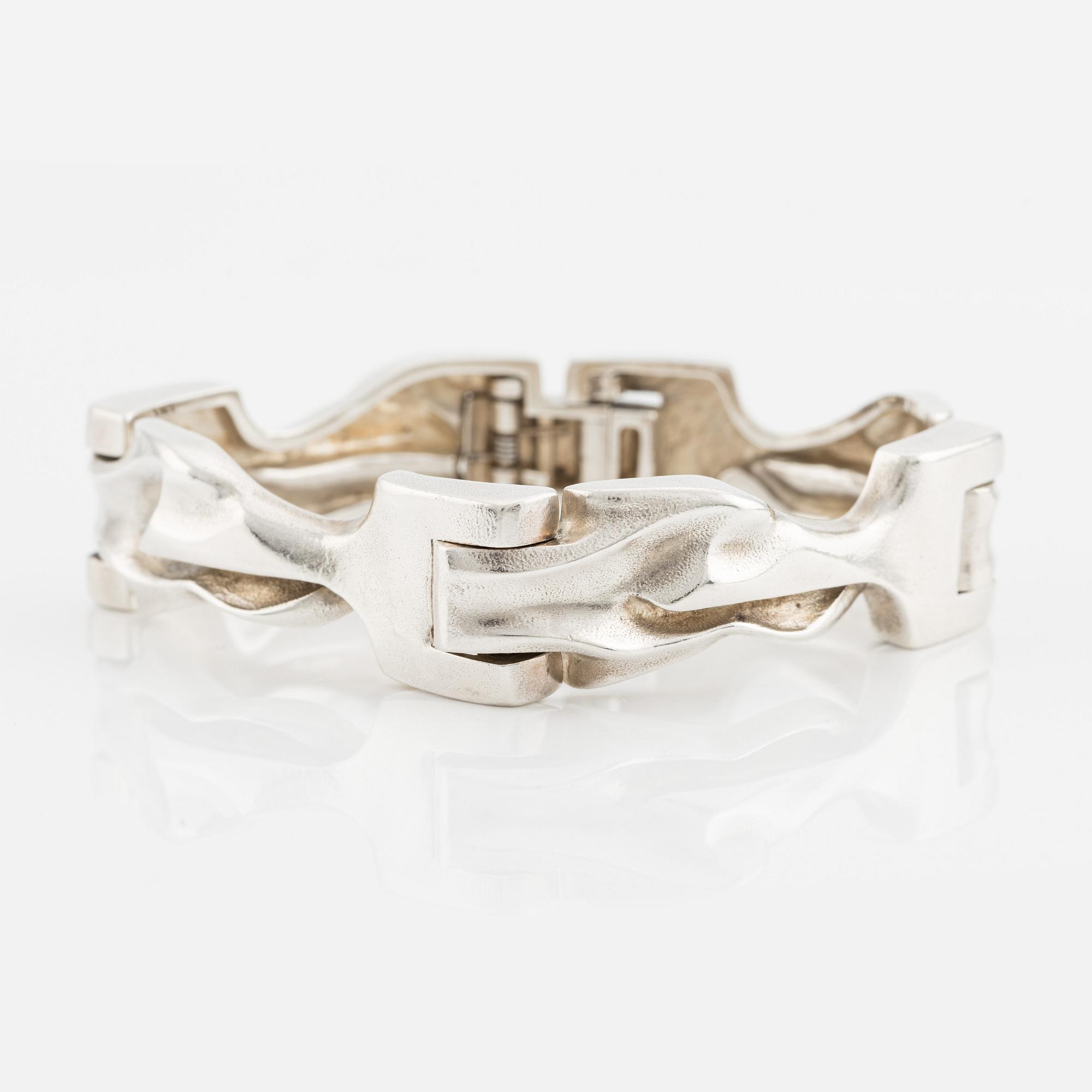 Björn Weckström, armband, "Cassiopeia" sterlingsilver. Lapponia 1978.
