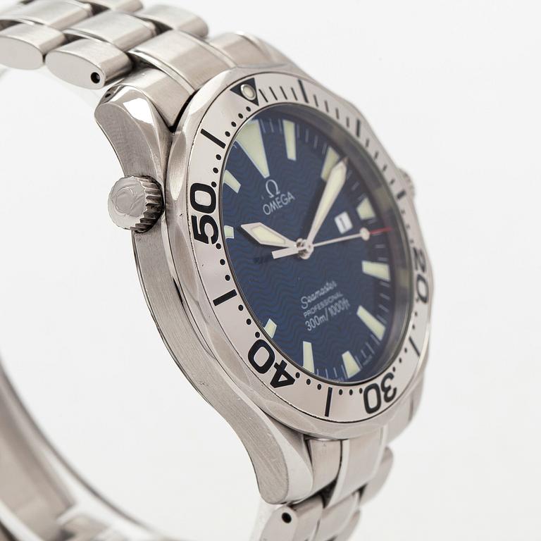 Omega, Seamaster Professional, "Electric Blue", wristwatch, 41 mm.