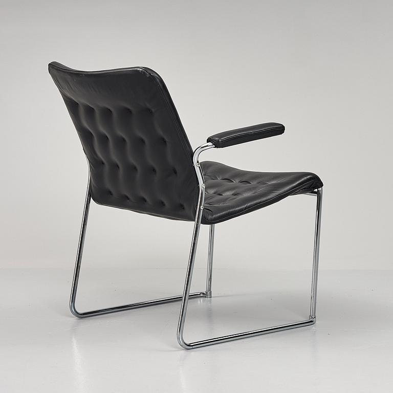 Bruno Mathsson, a "Mio", easy chair, Bruno Mathsson International, post 1981.