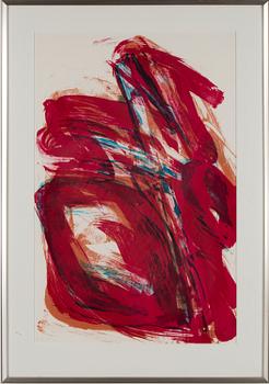 INGER SITTER, colour lithograph, signed in pencil and numbered II/X.
