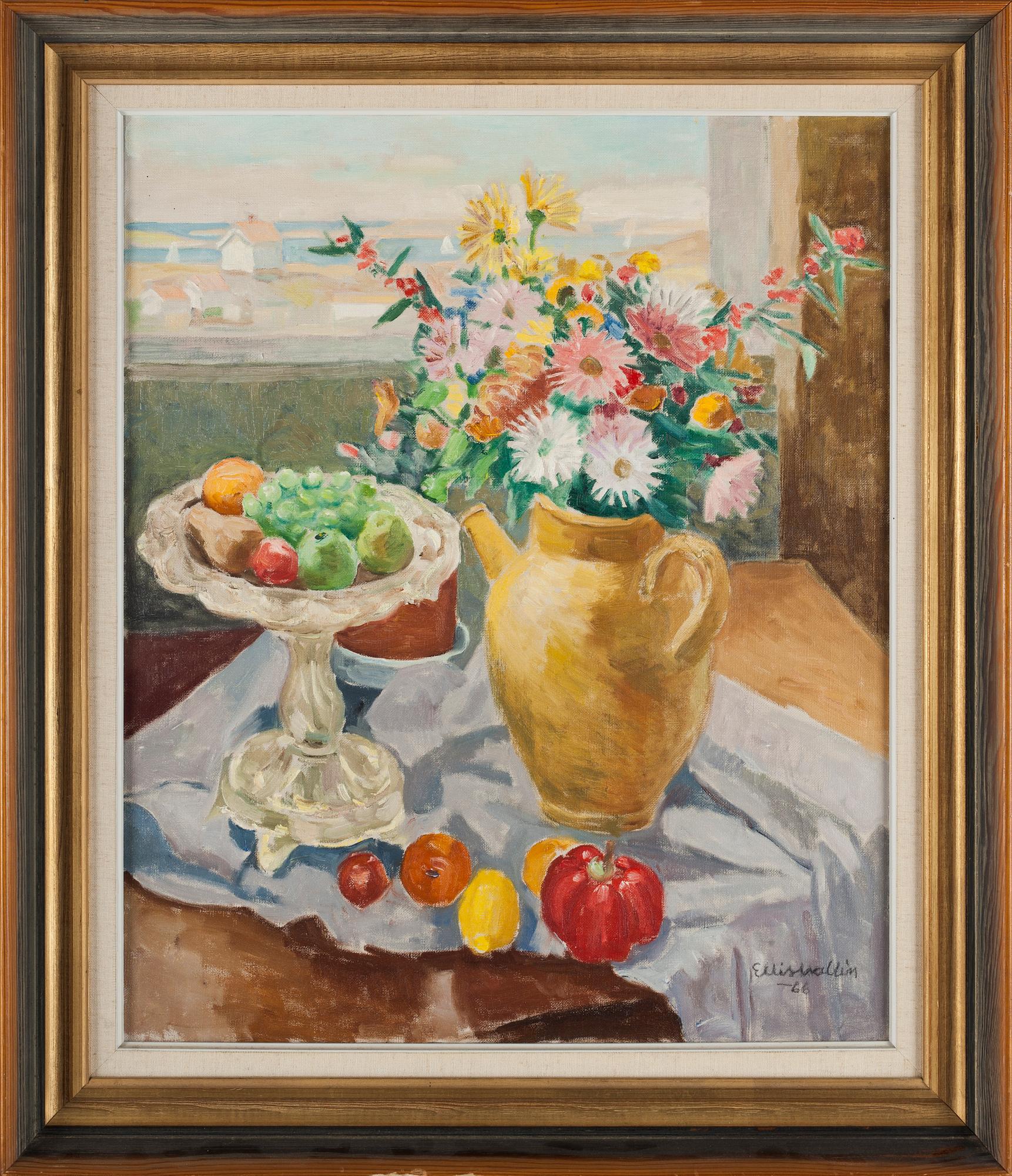 ELLIS WALLIN, olja på duk, signerad och daterad -66.