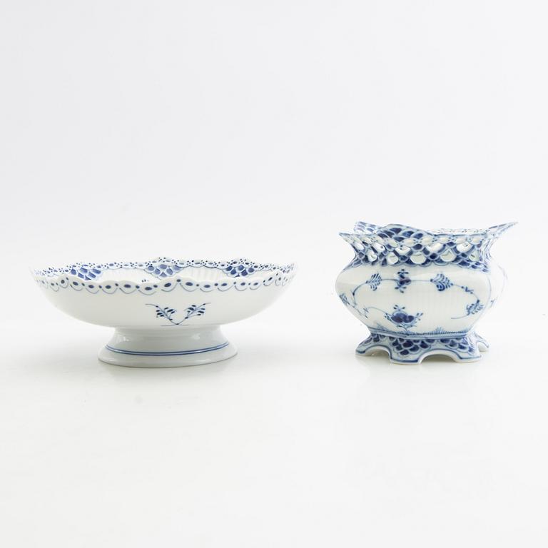 Service, approx. 29 pcs "Blue Fluted" Royal Copenhagen Denmark porcelain.