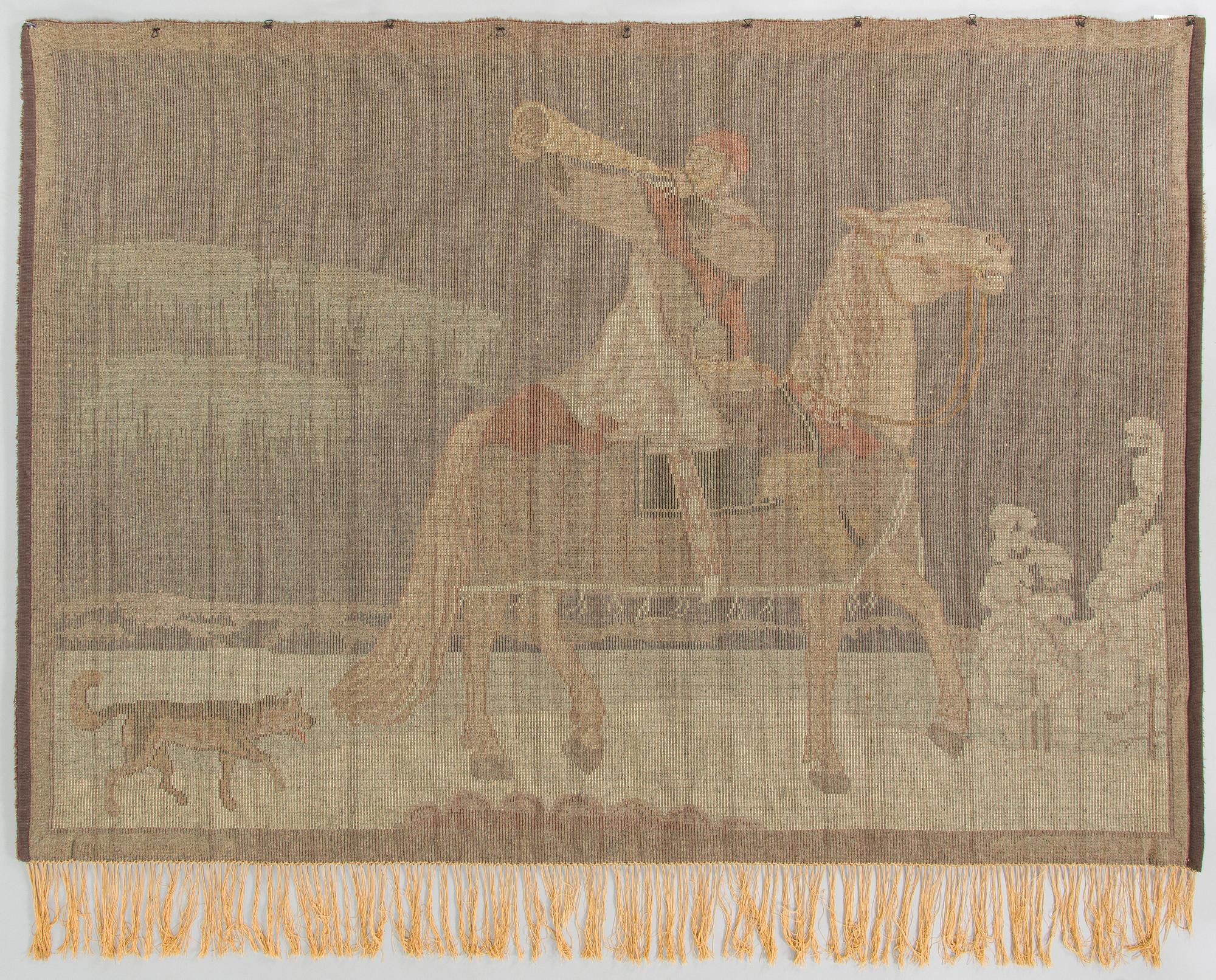 Akseli Gallen-Kallela, rya, Kodiksamin Mattokutomo. Ca 245 x 175 cm.
