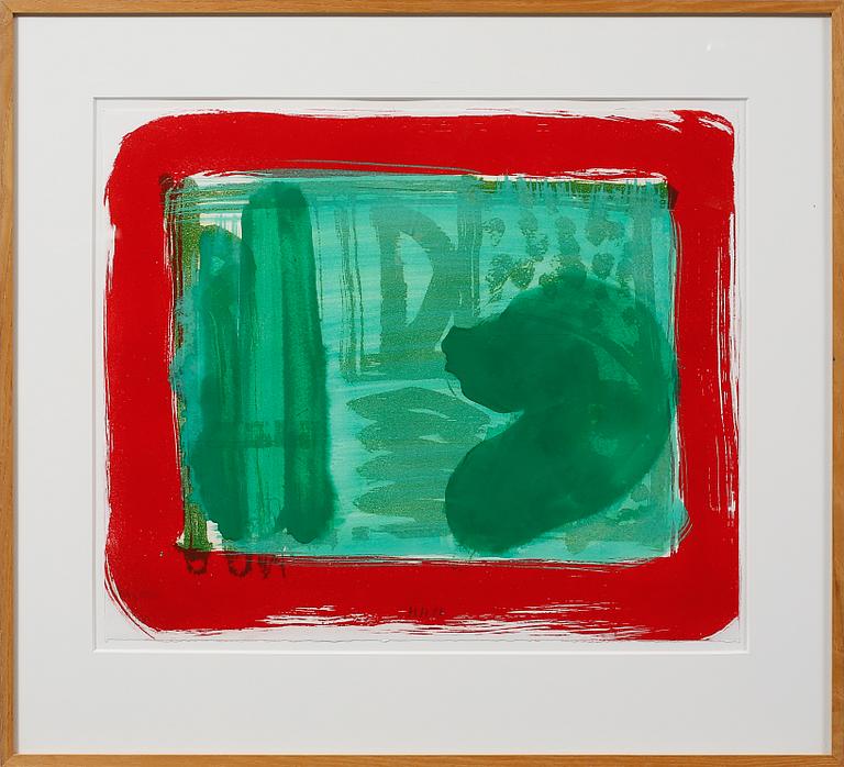 HOWARD HODGKIN, akvatintsetsning, monogramsignerad och numrerad 65/100.