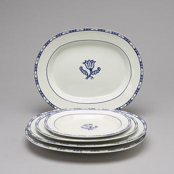 WILHELM KÅGE, a part dinner 'Holland' creamware service, for Rörstrand (30 pieces).