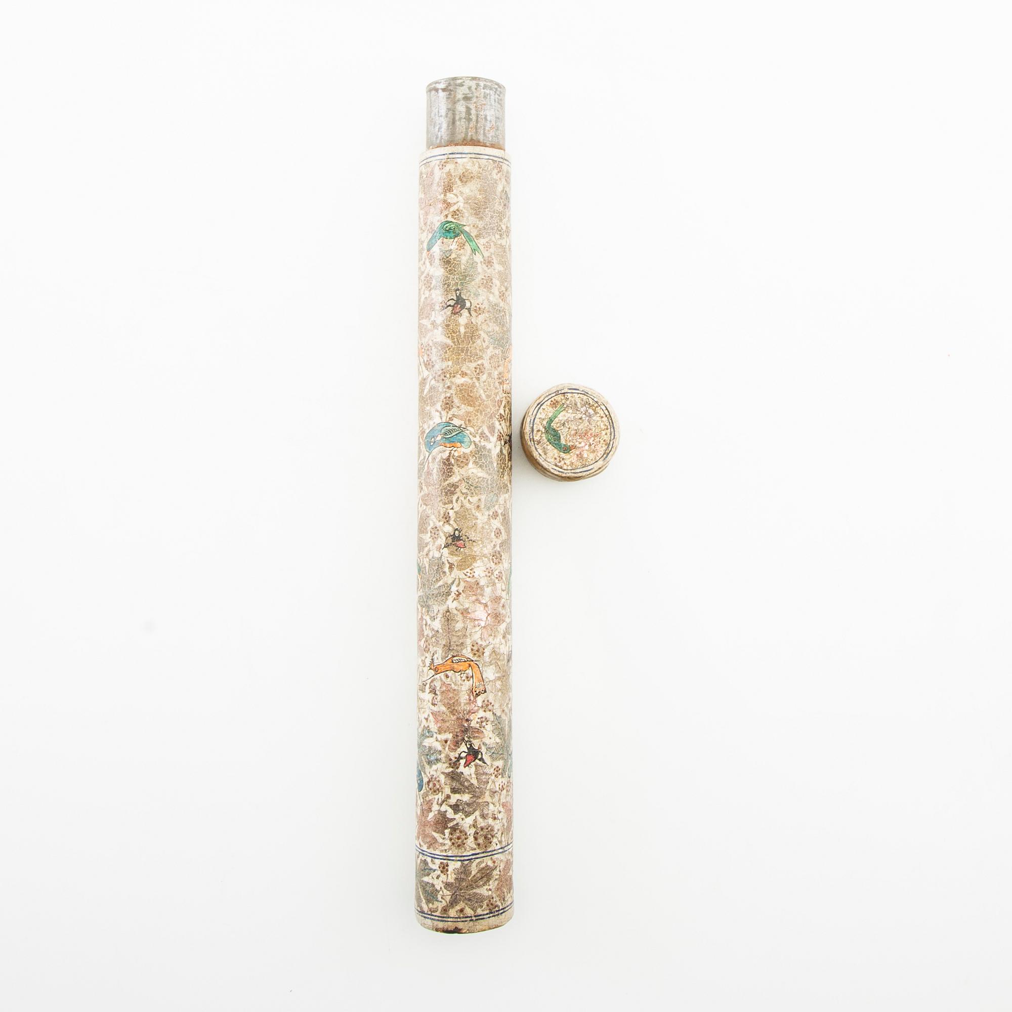 Document tube, Ottoman, 19th / 20th century.