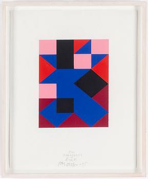 PAUL OSIPOW, acrylic on paper, signed and dated- 95.