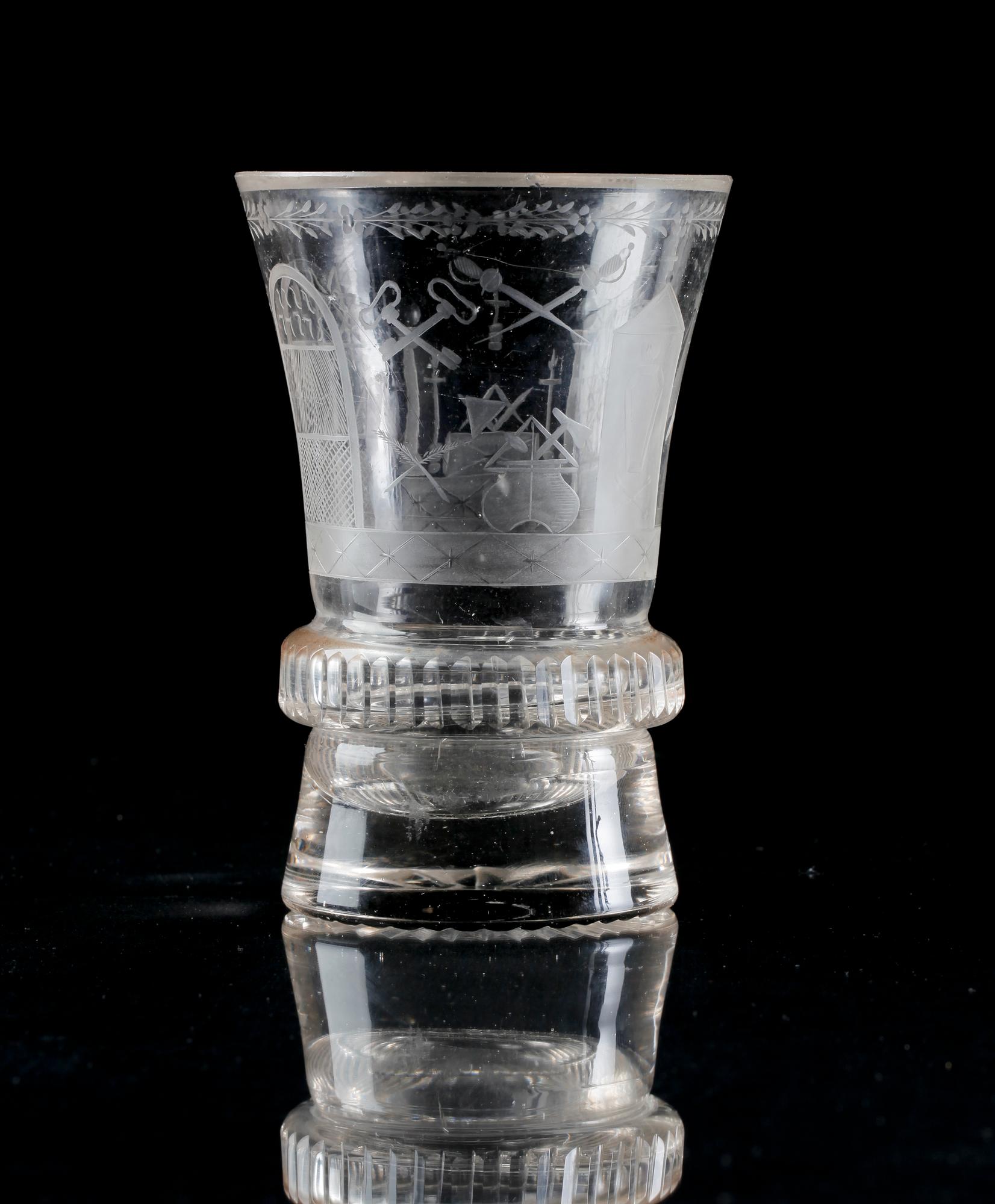 FRIMURARGLAS, tidigt 1900-tal.