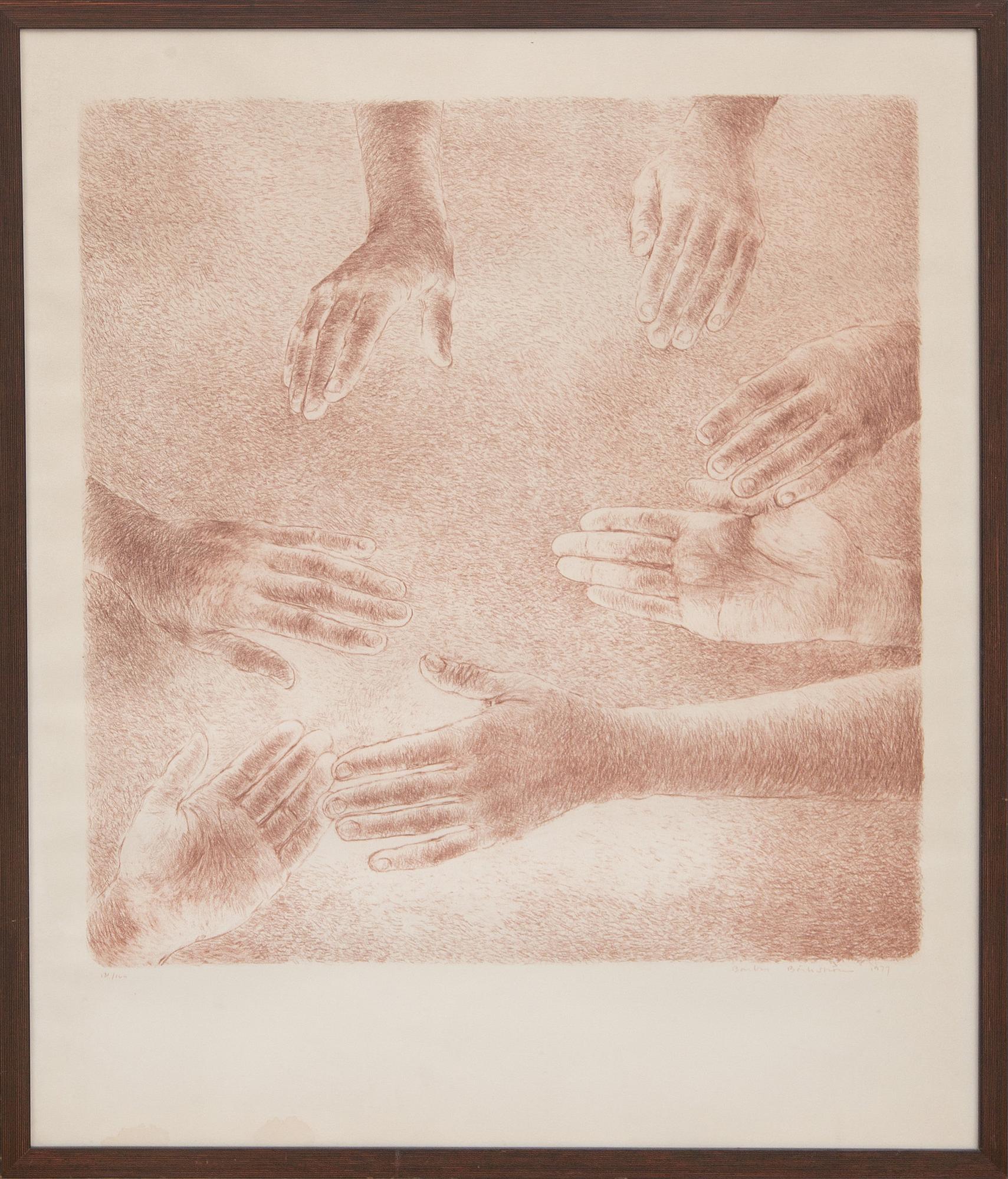 BARBRO BÄCKSTRÖM, färglitografi, signerad och daterad 1977, numrerad 131/160.