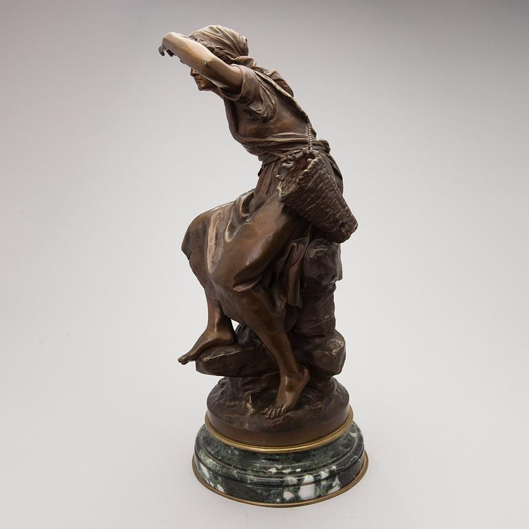 MATHURIN MOREAU, bronze, signed.