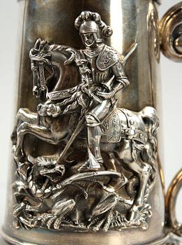 STOP, silver, Österrike/Ungern, 1867-1922. Vikt ca 1100 g.