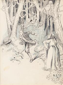 Axel Törneman, Escape from the Forest.
