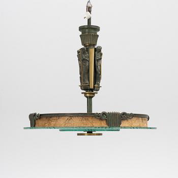 Einar Bäckström, a ceiling lamp, model 4006, Swedish Grace, 1920's/30's.