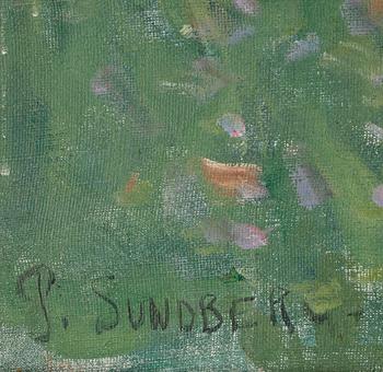 PER AUGUST SUNDBERG, olja på duk, signerad.