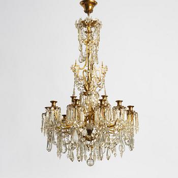 A late 19th century chandelier.