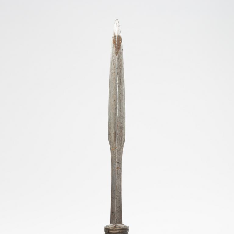 A hunting spear, 19th Century.
