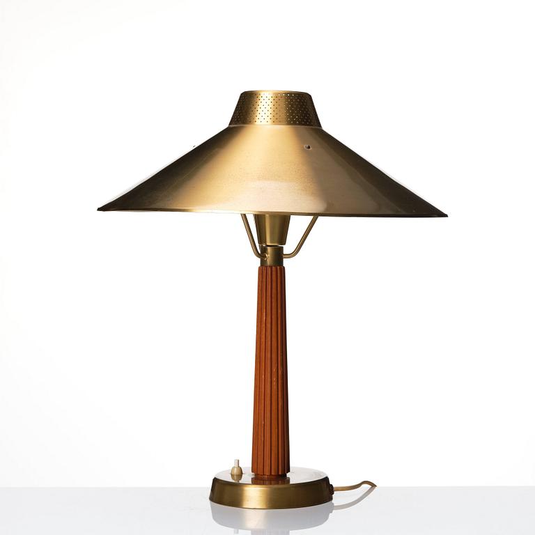 Hans Bergström, two table lamps, model "716", ateljé Lyktan, Sweden 1940-50s.