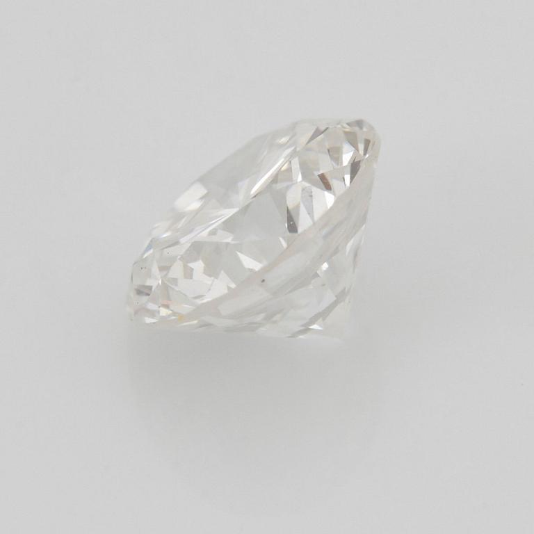 A loose round brilliant-cut diamond weight 1.00 ct quality ca E vvs.