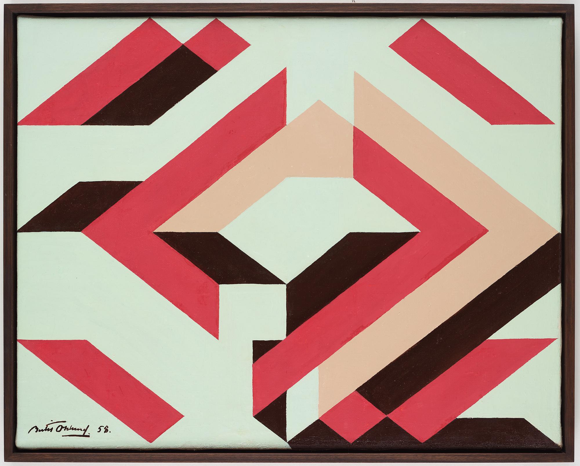 BERTIL ÖHLUND, olja på duk, signerad och daterad -58.