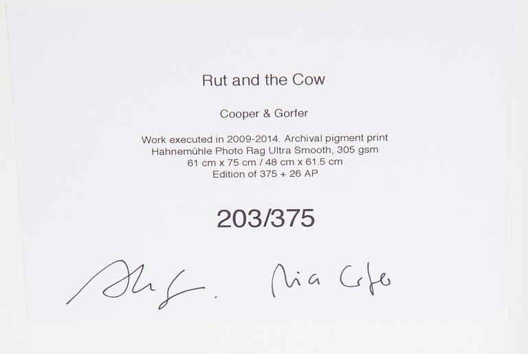 COOPER & GORFER, archival pigment print, signed and numbered 203/375 verso.