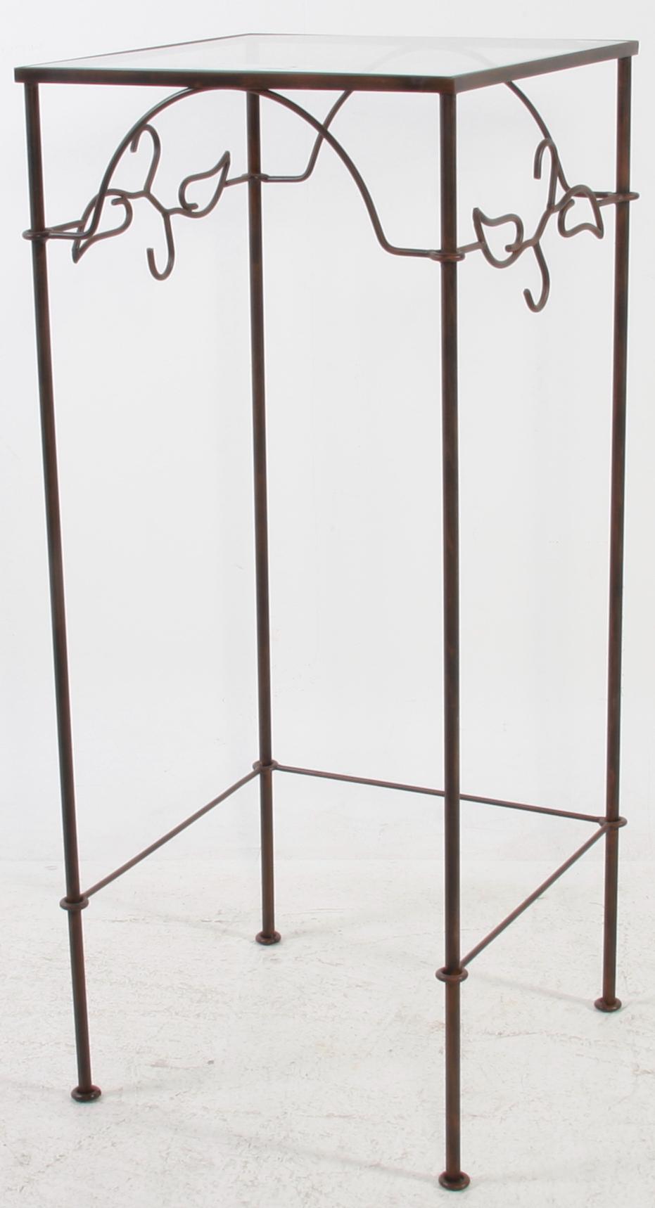 PIEDESTAL, metall, glas, 1900-tal.