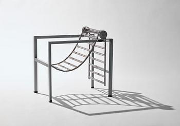 Paolo Pallucco, & Mireille Rivier, fåtölj, "Barba D'Argento", Pallucco, Italien, efter 1986.