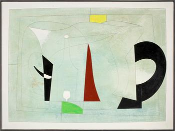 ALBERT JOHANSSON, olja på pannå, sign o dat a tergo 1987.