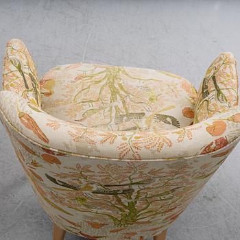 Armchairs, a pair, OH Sjögren, Tranås, second half of the 20th century.