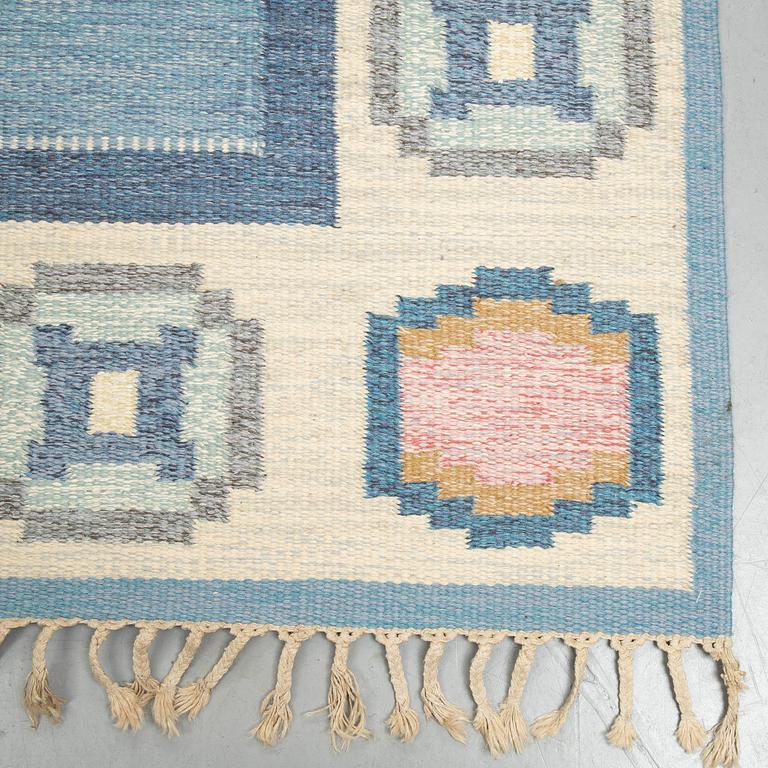 Ingegerd Silow, Matta, rölakan, ca 227-229 x 166,5-168 cm, signerad IS.