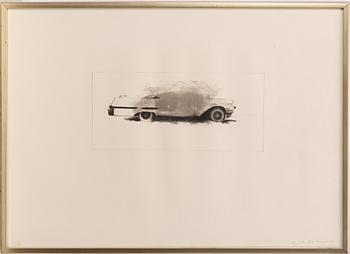 John-E Franzén, 4 lithographs from the suite “The White Cadillac”.