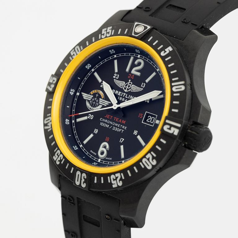 Breitling, Colt Skyracer, "Special Edition, Jet Team", wristwatch, 45 mm.