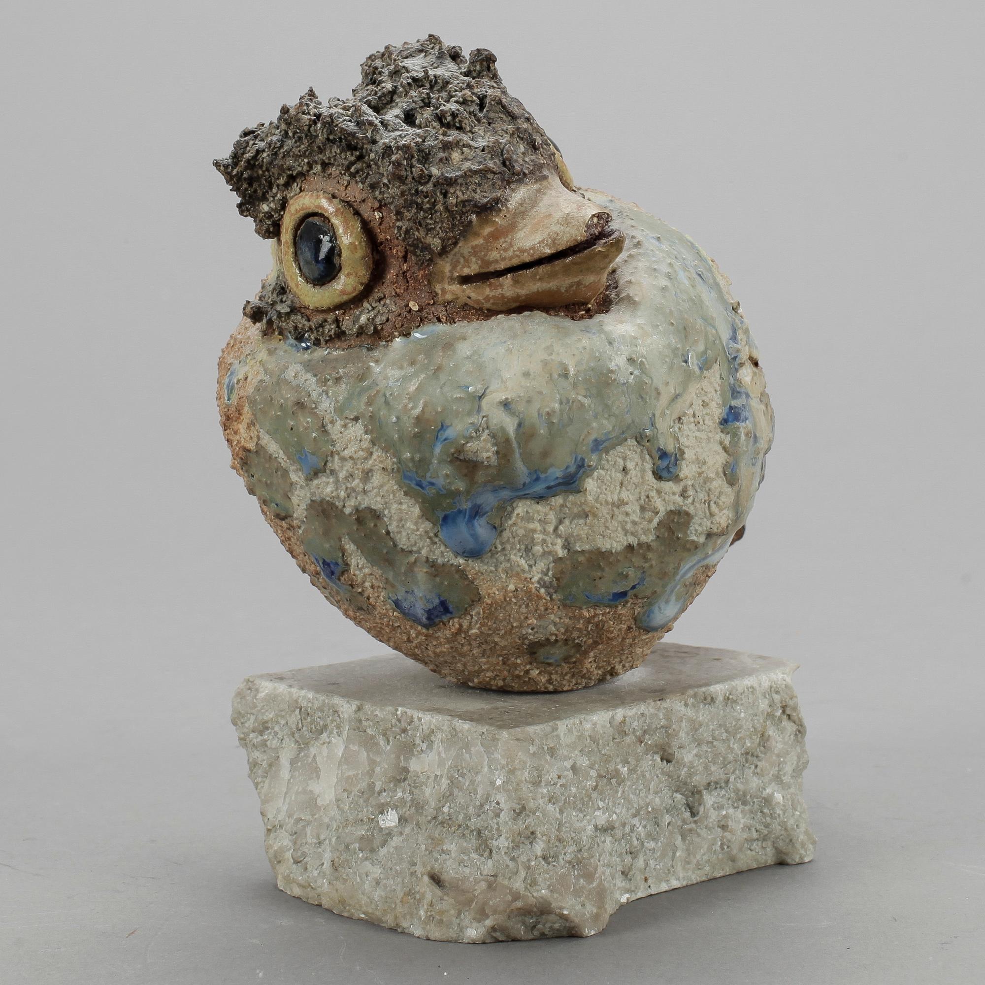 SKULPTUR, Tyra Lundgren, signerad och daterad 70.
