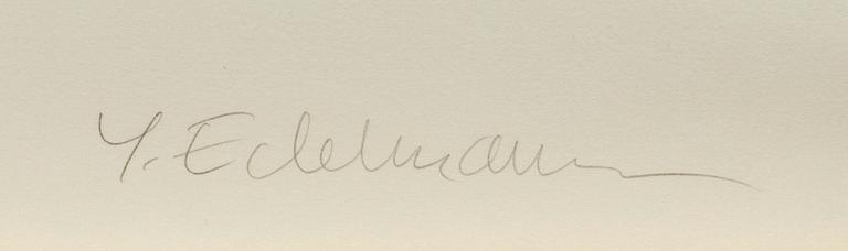 YRJÖ EDELMANN, color litograph, signed 22/150.