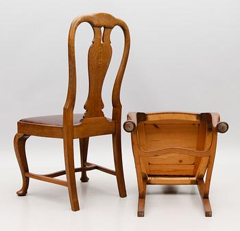 MATGRUPP, 6 delar, rokokostil, 1900-talets första hälft.