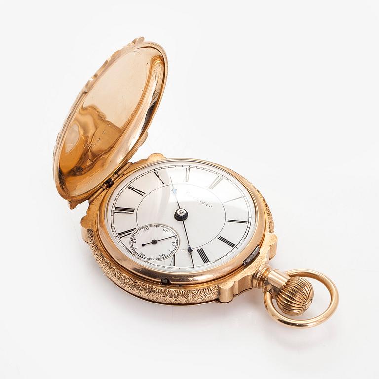 Rockford, pocket watch, hunter, 53.5 mm.