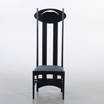 CHARLES RENNIE MACKINTOSH, stol "Argyle" Cassina numrerad 2433.