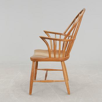 KARMSTOL, "CH 18A", Frits Henningsen, Carl Hansen & Son, Danmark, 1900-talets mitt.