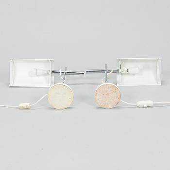 Ben af Schultén, A pair of 1970s 'BS 712' wall lights by Metallimestarit for Artek Finland.