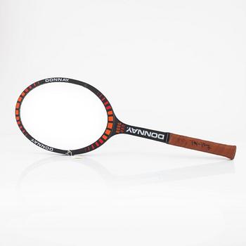 Tennis racket, Donnay. Signed by Björn Borg, customized Donnay Borg Pro, 395 g.