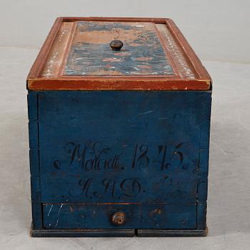 KISTA, allmoge, daterad 1845.