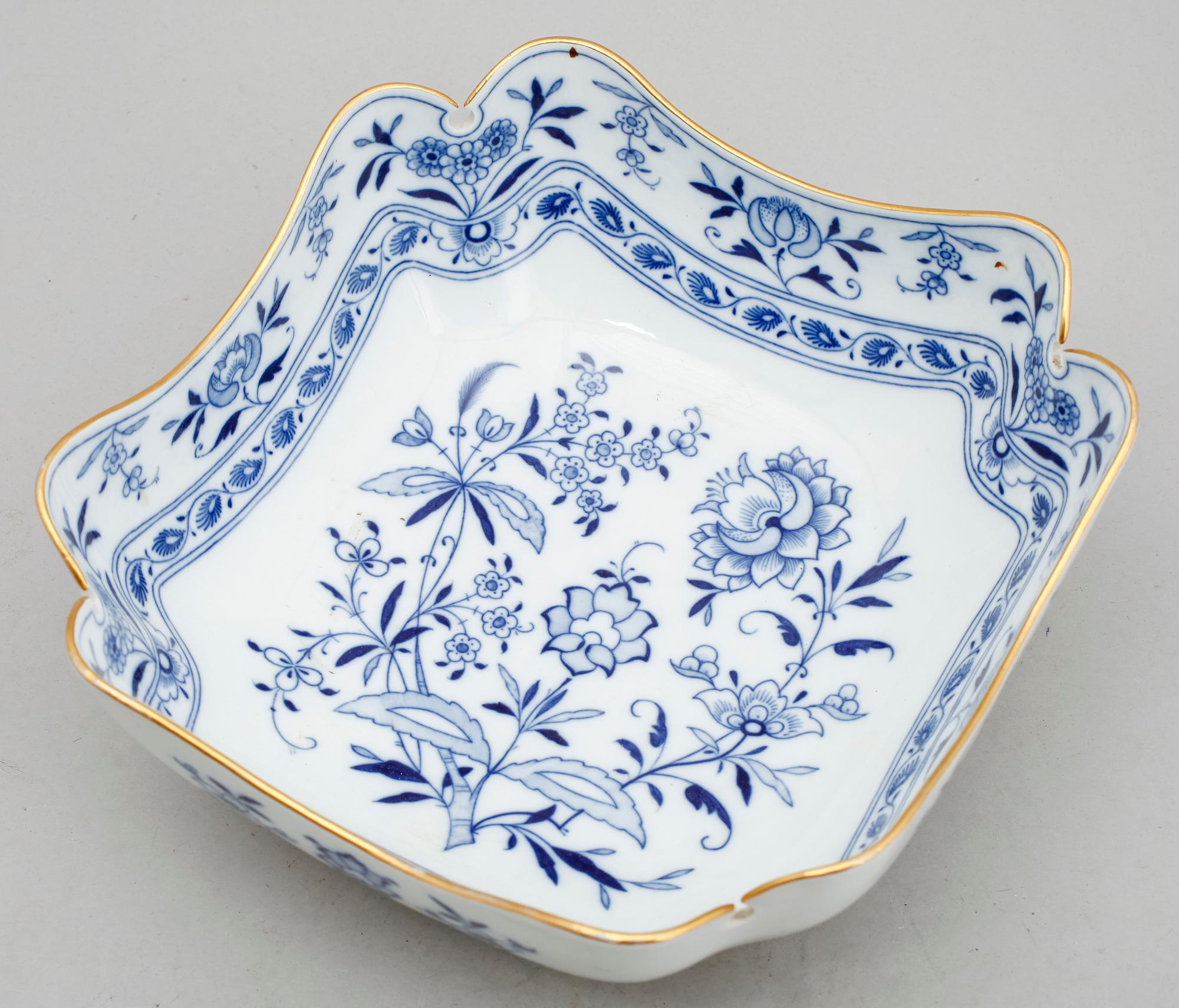 SKÅL, porslin, Meissen, 1900-tal.