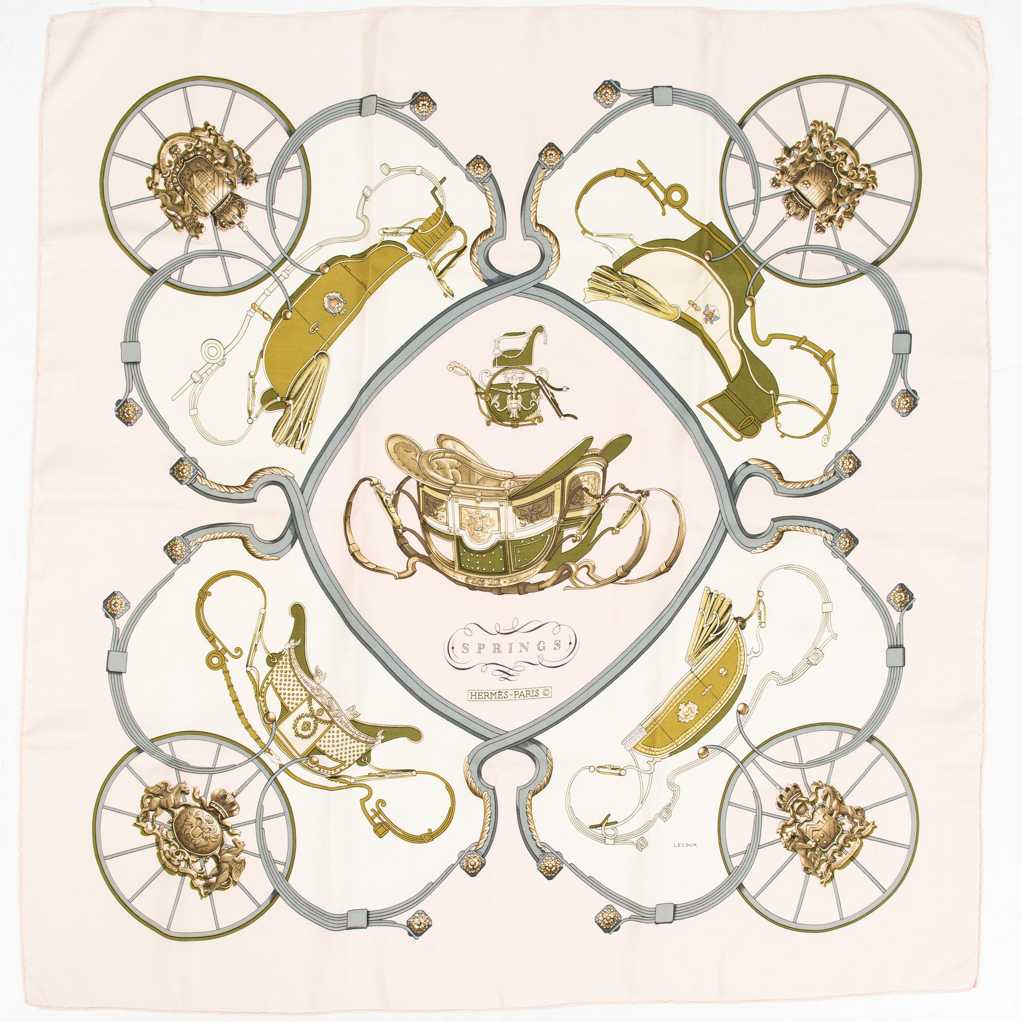 Hermès, scarfar, 2 st.