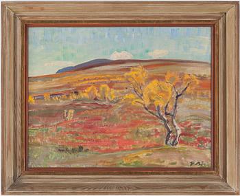 GIDEON BÖRJE, olja på duk, signerad.