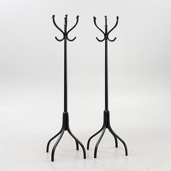 Coat stands, a pair, Massproductions, 21st century.