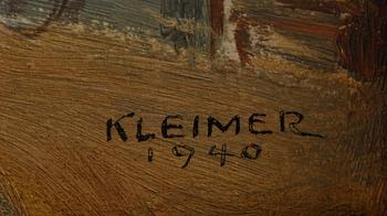 AXEL KLEIMER, olja på pannå, sign o dat- 1940.