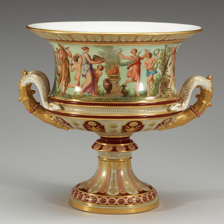 A Meissen vase, 19th Century.